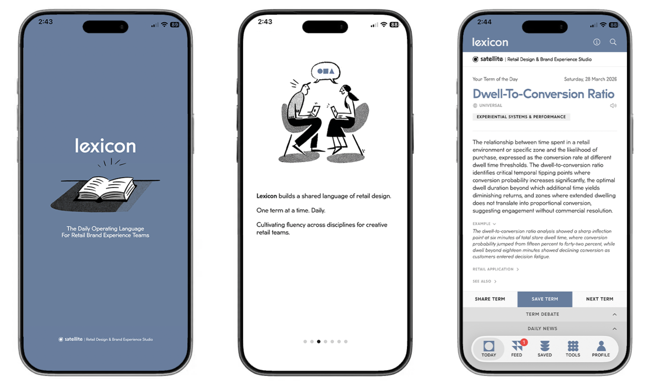 Lexicon app screenshots